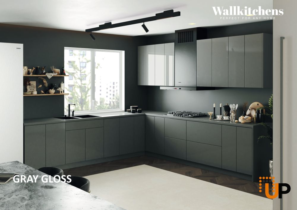 Kitchen Prodigy Collection Gray Color Base Size 11Ft Wide photo#3