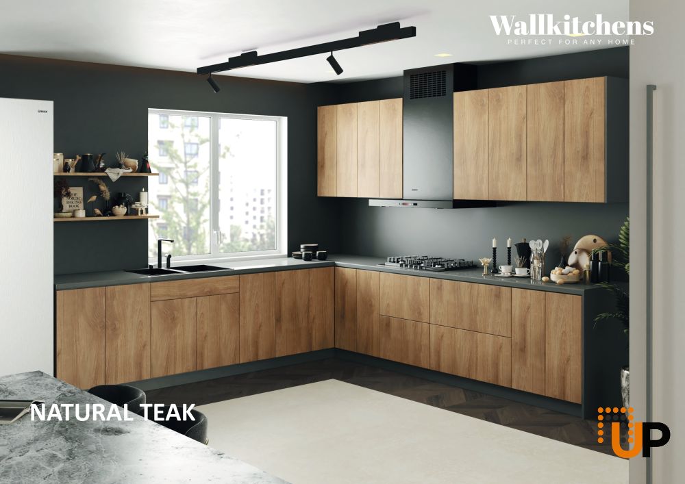 Kitchen Prodigy Collection Natural Teak Color Base Size 11Ft Wide photo#3