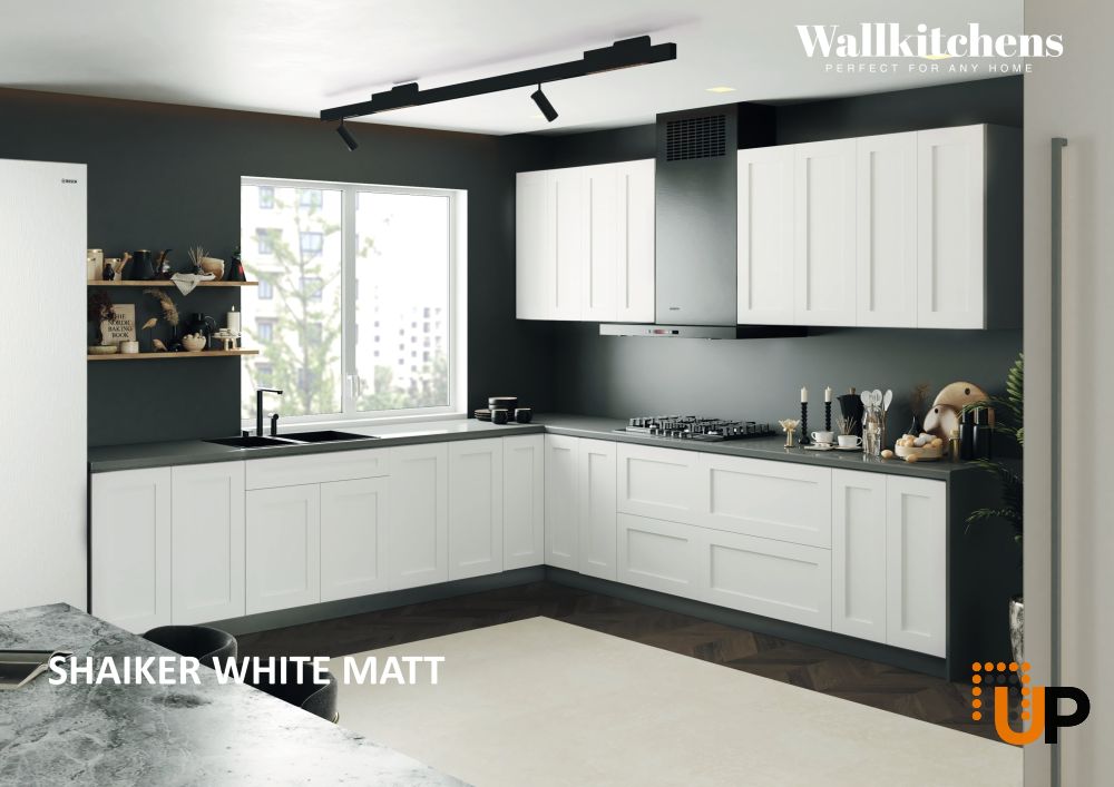 Kitchen Prodigy Collection White Matte Color Base Size 11Ft Wide photo#3