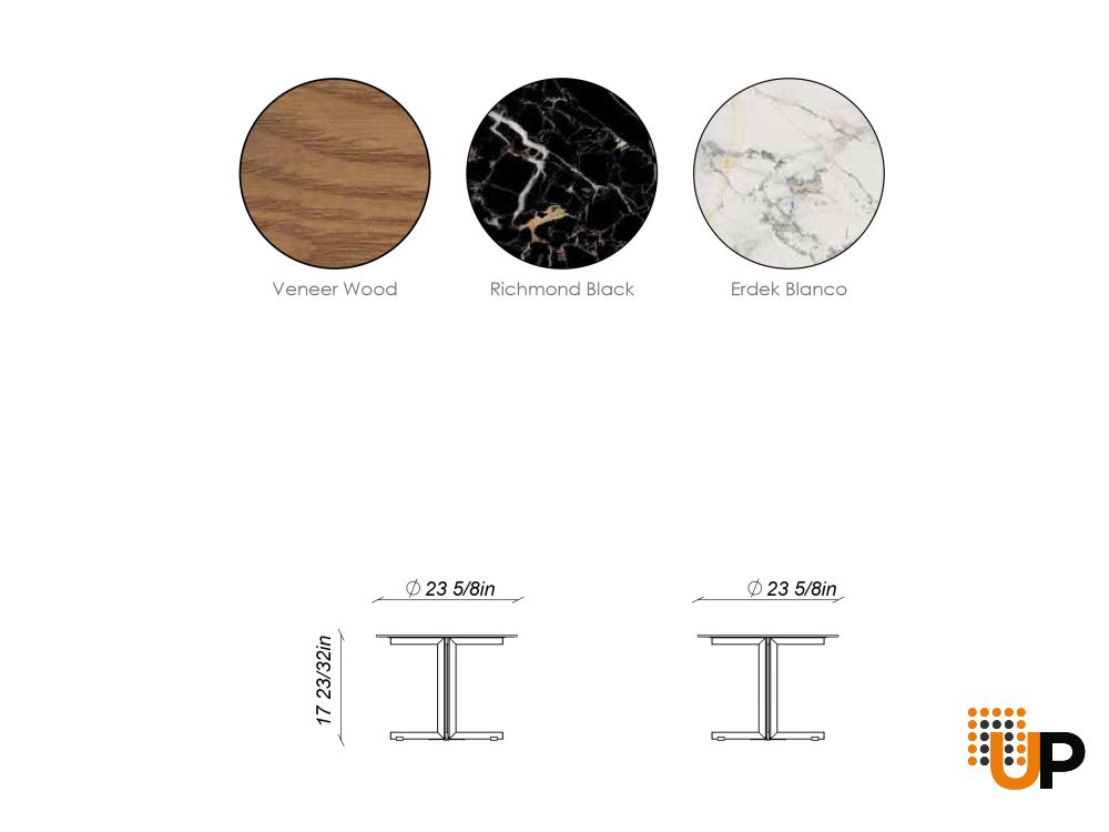 Coffe Table MILAN 23x17 ERDEK BLANCO photo#4