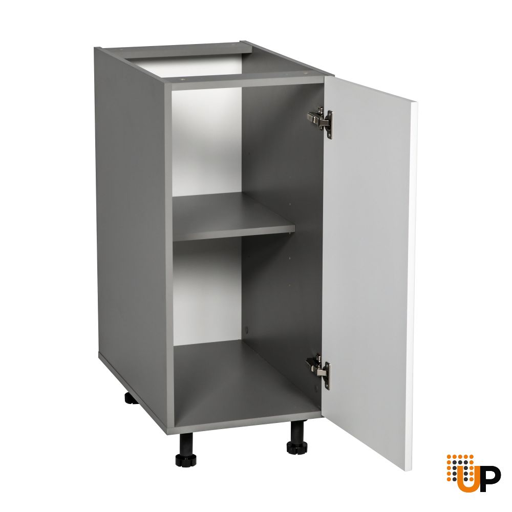 9" Base Cabinet High Single Door with White Gloss door photo#2