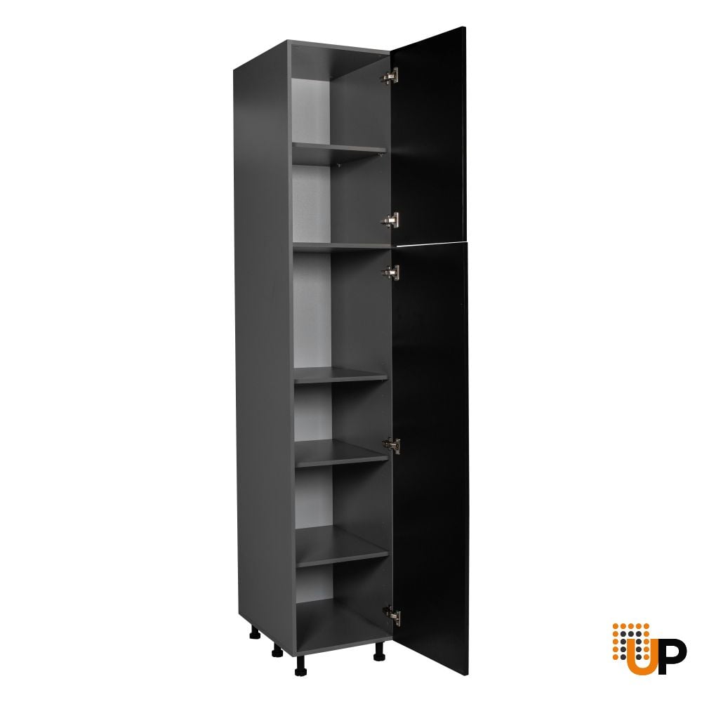 18" x 90" Utility Cabinet-Double Door-with Black Matte door photo#2