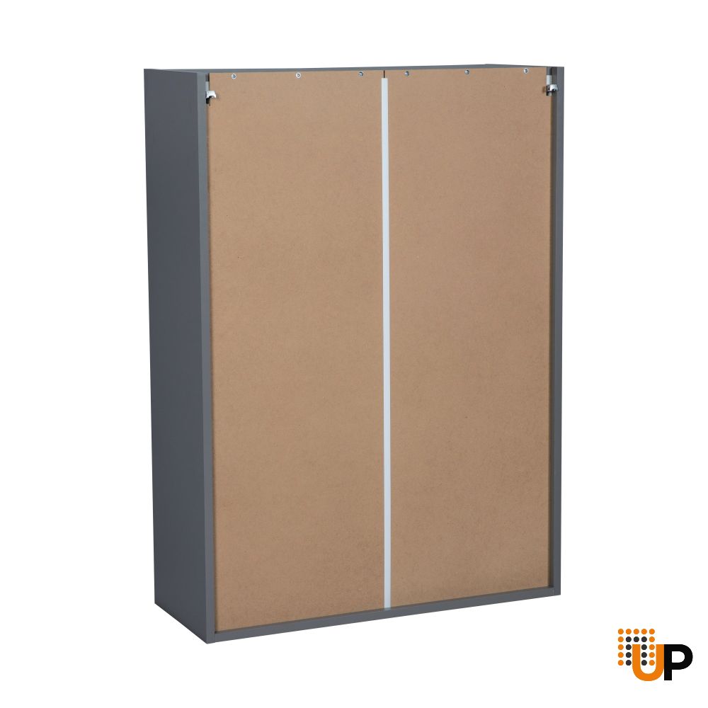 24" x 42" Wall Cabinet-Double Door-Grey photo#2