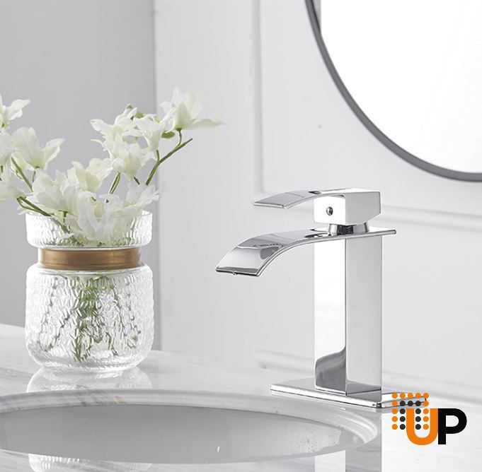 Chrome Vessel Sink Faucet, Single Handle Bathroom Faucet for Sink 1 Hole, Lavatory Vanity Tap photo#2