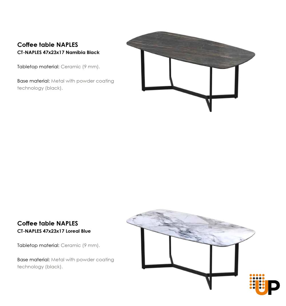 Coffe Table NAPLES 47x23x17 NAMIBIA BLACK photo#3