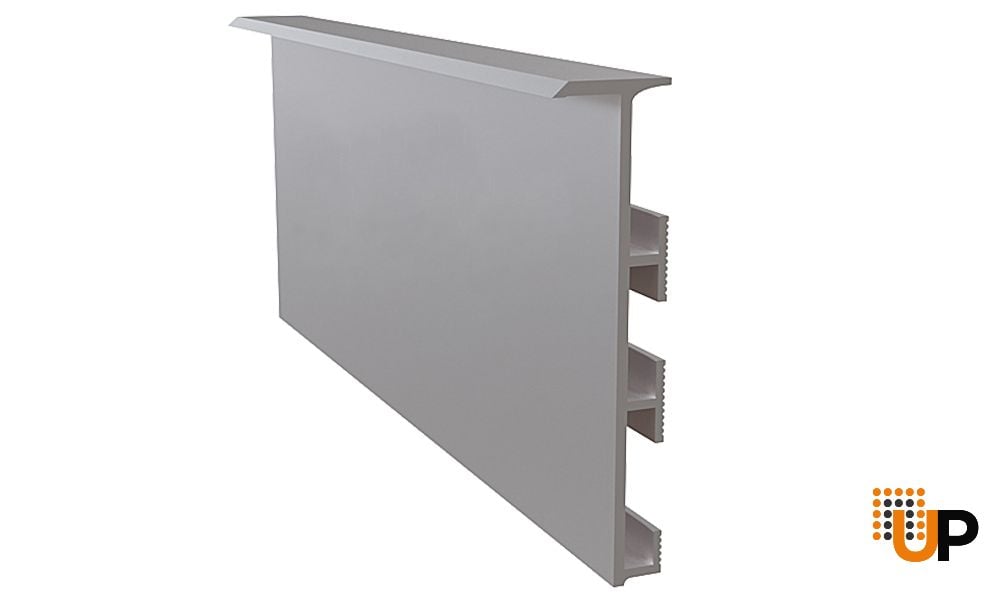 Armalux 10Ft One Piece | Baseboard for Hidden Doors | Aluminum Slim Profile photo#2