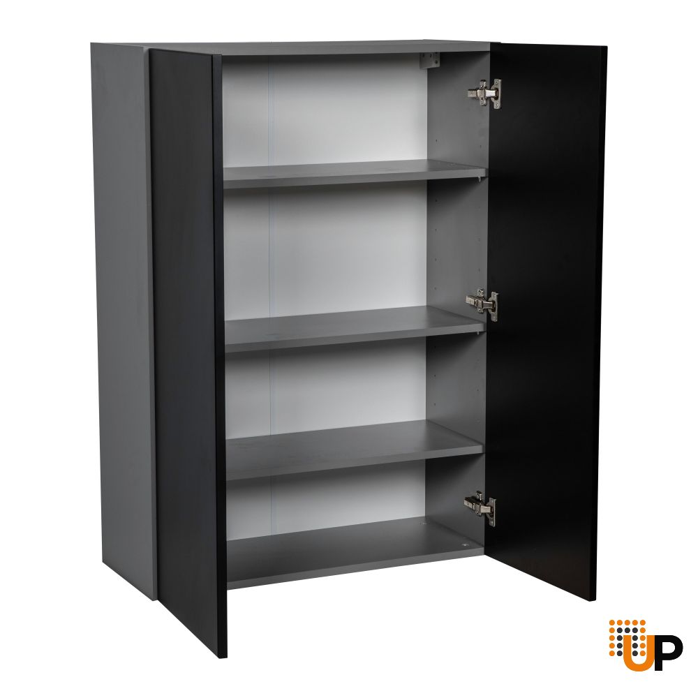 33" x 42" Wall Cabinet-Double Door-with Black Matte door photo#2