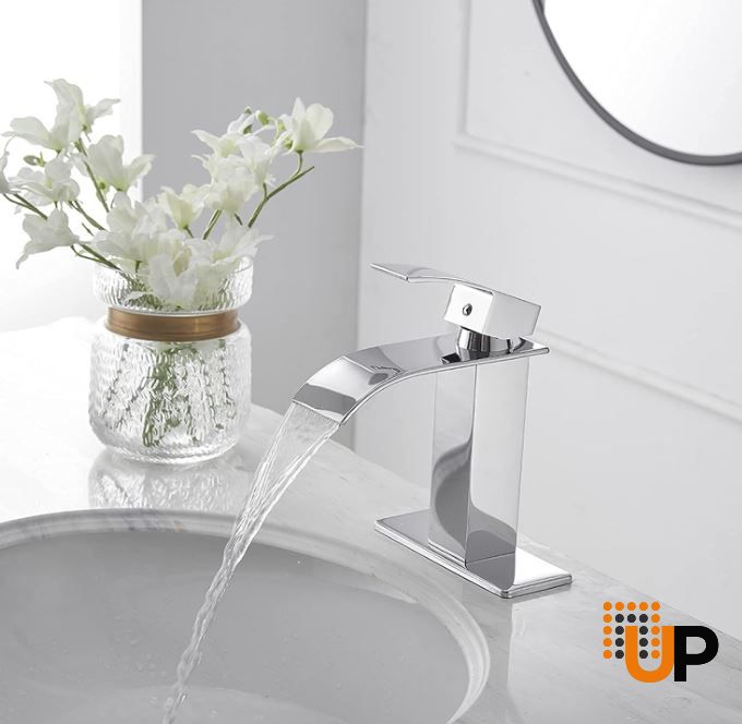 Chrome Vessel Sink Faucet, Single Handle Bathroom Faucet for Sink 1 Hole, Lavatory Vanity Tap photo#3