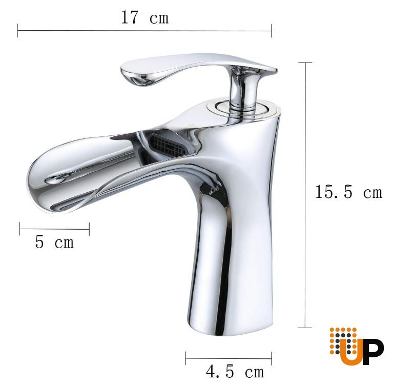 White & Chrome Bathroom Faucet | Single Handle Bathroom Faucet for Sink 1 Hole | Lavatory Vanity Tap photo#6