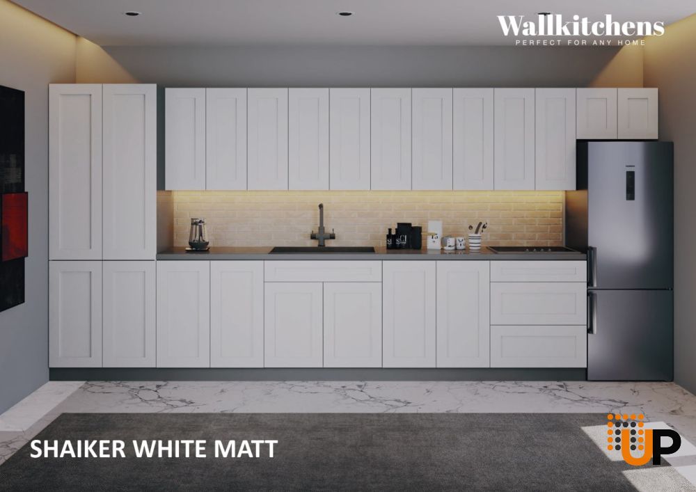 306-SHAIKER DOOR-9x24-WHITE MATT-9010 photo#2
