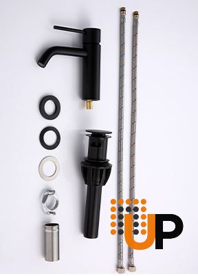 Oil Rubbed Bronze  Faucet, Single Handle Bathroom Faucet for Sink 1 Hole, Lavatory Vanity Tap photo#7