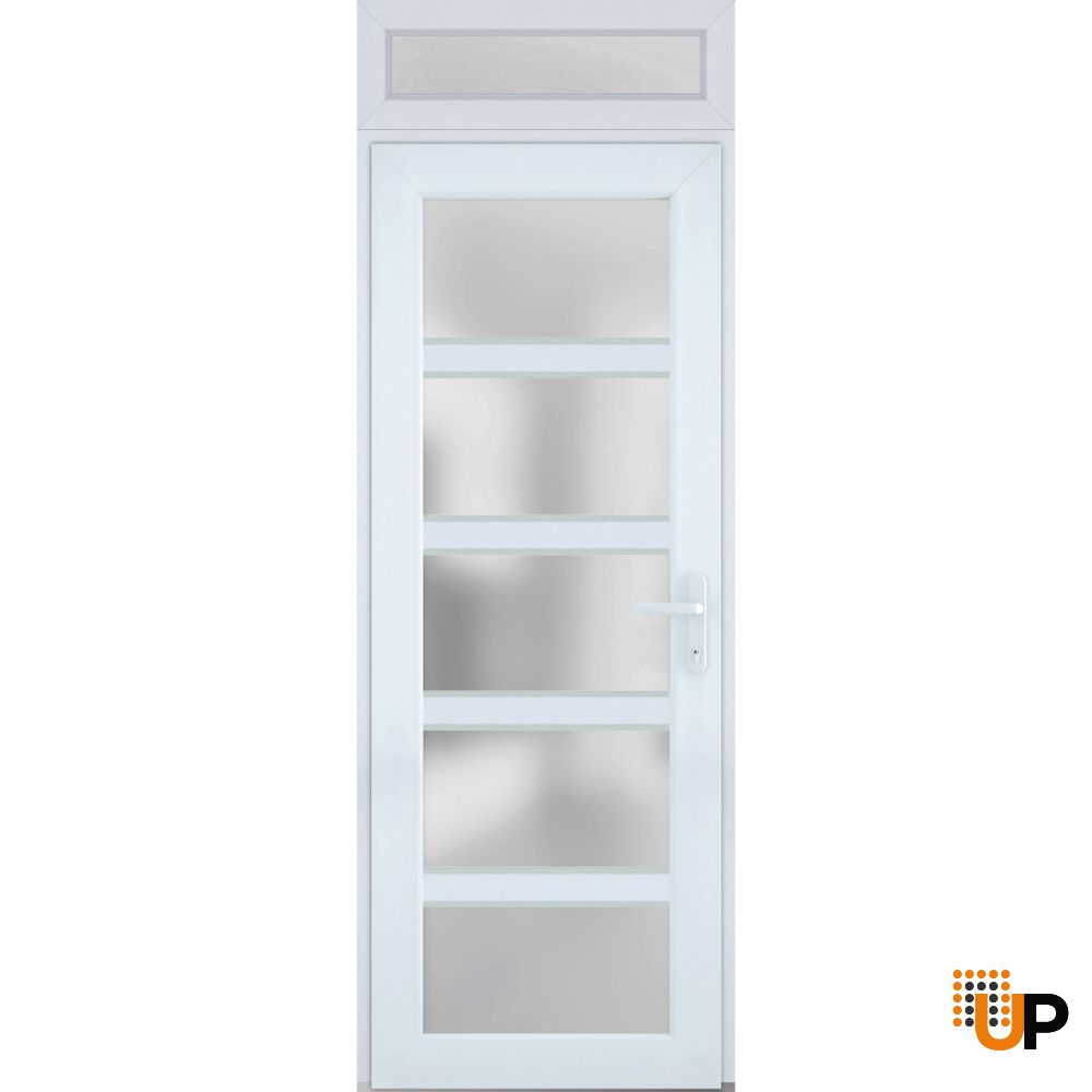 Metal-Plastic Top Lite for Entry Door White-38" x 14" photo#2
