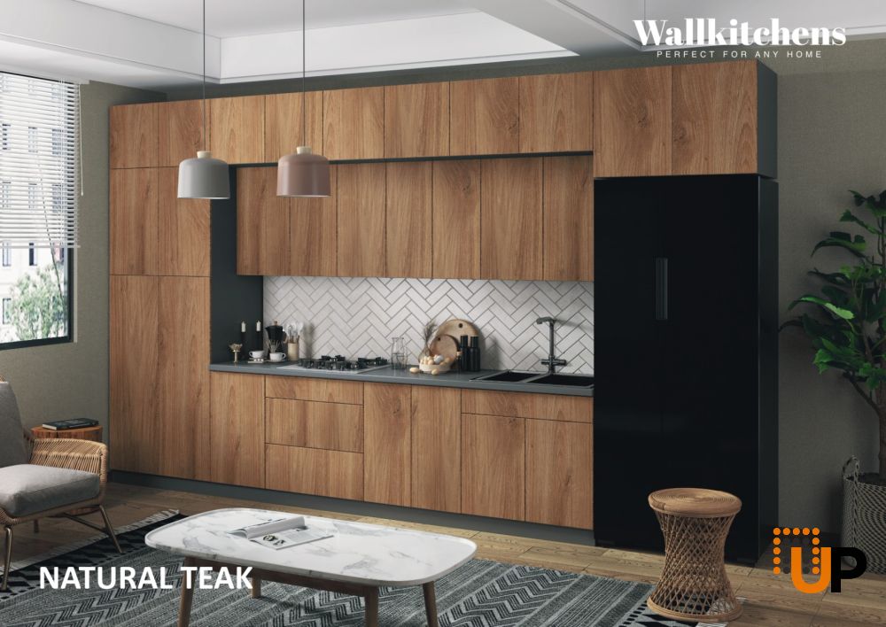 Kitchen Serene Collection Natural Teak Color Base Size 15Ft Wide photo#2