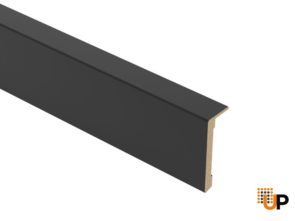 Trims for Interior Doors, Matte Black, Up to 84x84" Doors photo#1