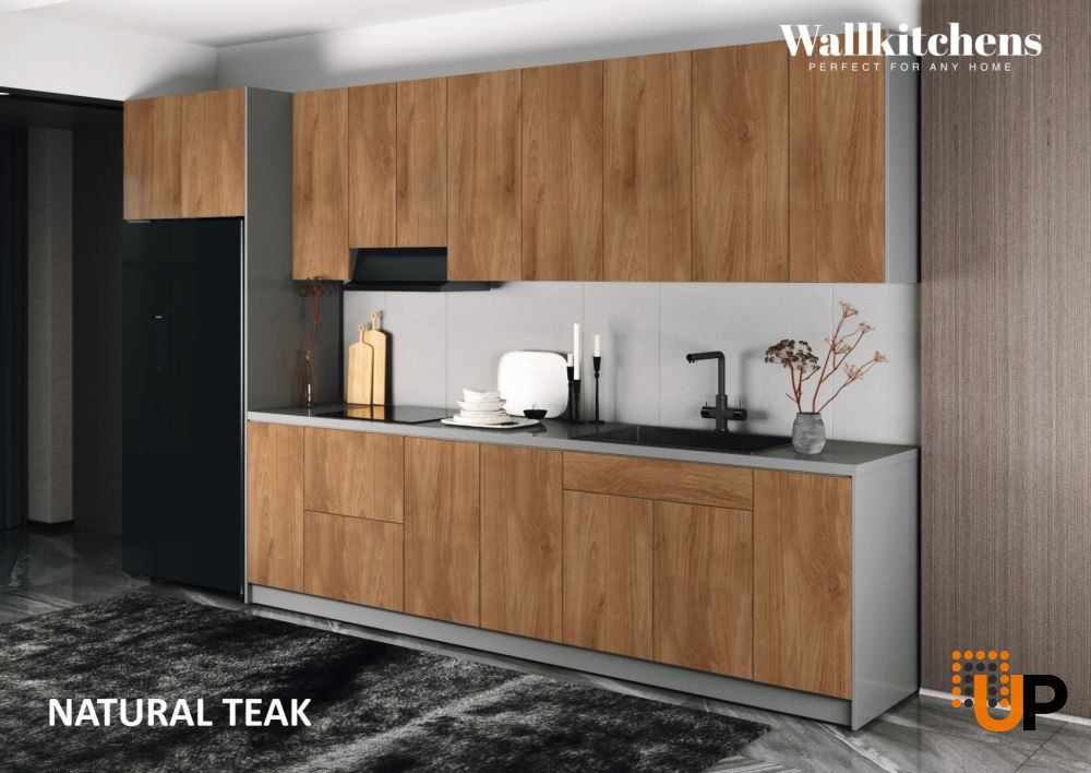 Kitchen Timekeeper Collection Natural Teak Color Base Size 13Ft Wide photo#2