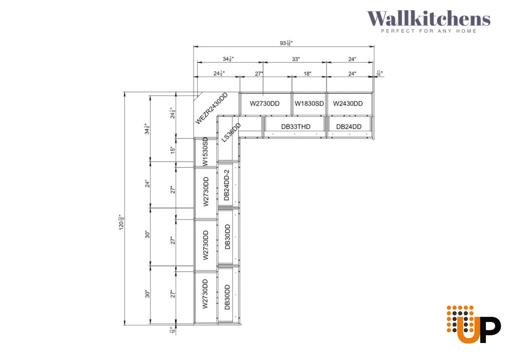 Kitchen Culinary Collection White Matte Color Base Size 10Ft Wide photo#4