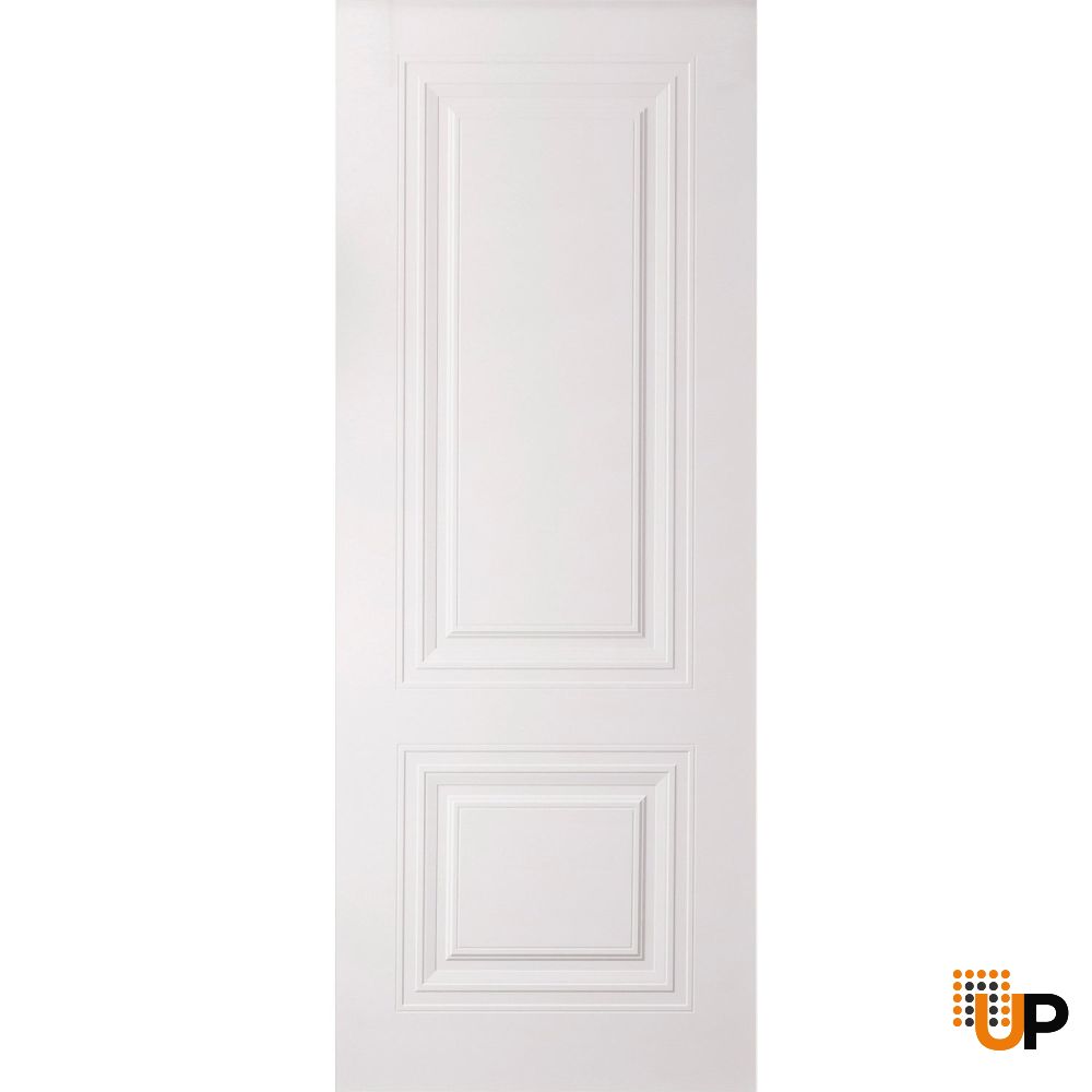 Slab Door Panel 18 x 80 inches | BASIC 9772 White | Bathroom Bedroom Doors photo#1