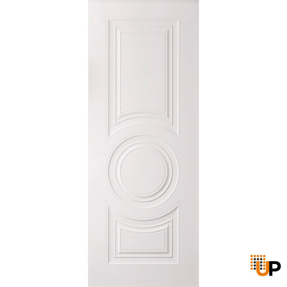Slab Door Panel 18 x 80 inches | BASIC 9801 White | Bathroom Bedroom Doors photo#1