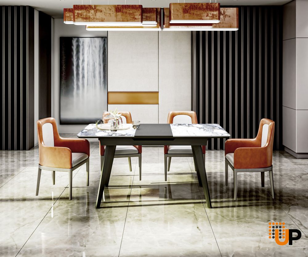Dining Table GENOA 47(62)x31x29 LOREAL BLUE photo#2