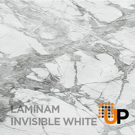 Dining Table MODENA 62(78)x31x29 Laminam Invisible white photo#4