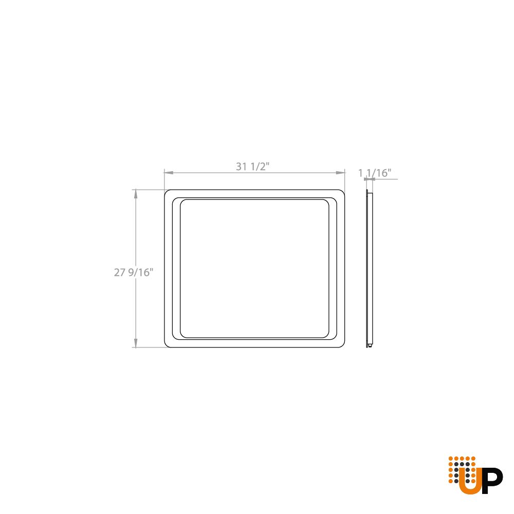 Led Mirror For Bath Vanity Omega Collection - 32" photo#3