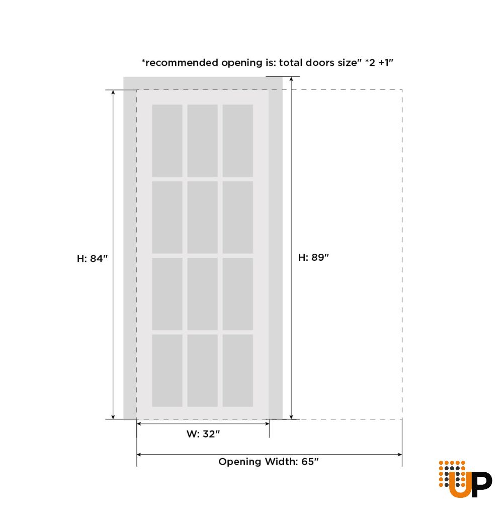 Sliding Pocket Door 32 x 84 inches | Ego 5011 Marble Oak | Kit Rail Hardware | Solid Wood Interior Bedroom Modern Doors photo#6