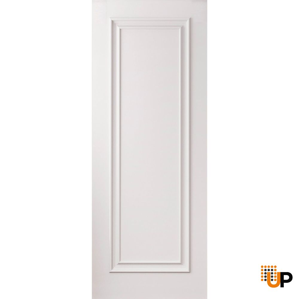Slab Door Panel 18 x 80 inches | ROYAL 9811 White Enamel | Bathroom Bedroom Doors photo#1