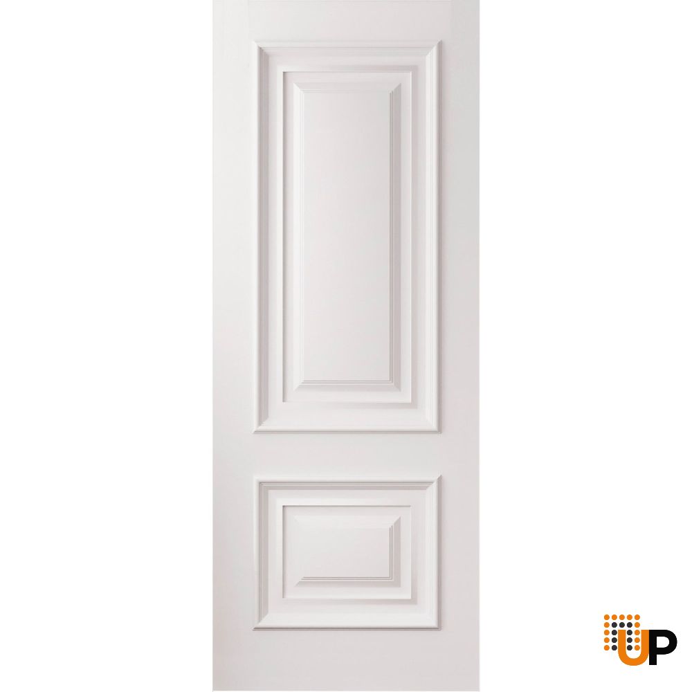 Slab Door Panel 18 x 80 inches | ROYAL 9822 White Enamel | Bathroom Bedroom Doors photo#1