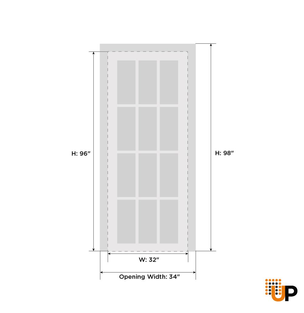 Interior Solid French Door 32 x 96 inches | Ego 5012 Cognac Oak Veneer | Single Regular Panel Frame Handle | Bathroom Bedroom Modern Doors photo#6