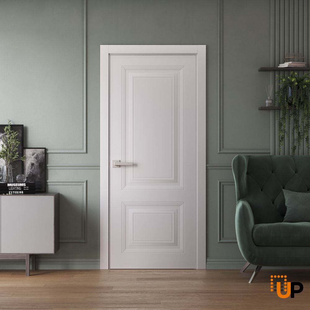 Slab Door Panel 18 x 80 inches | BASIC 9422 White | Bathroom Bedroom Doors photo#2