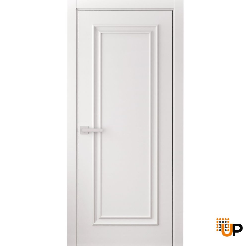 Slab Door Panel 18 x 80 inches | ROYAL 9811 White Enamel | Bathroom Bedroom Doors photo#1