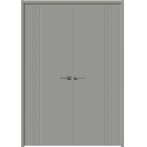 Double solid wood with honeycomb french interior swing double door