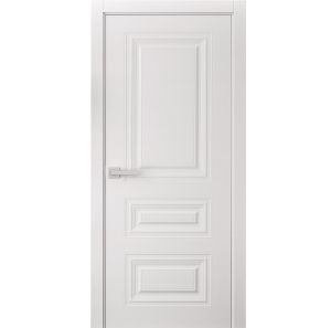 Interior Door 32 x 84 inches | BASIC 9233 White | Single Regular Panel Frame Handle | Bathroom Bedroom Doors