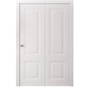 Basic 9422 interior bi-fold door 36x80 white wood with honeycomb