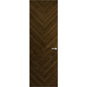 Hidden Door | Ego 5005 Marble Oak Concealed Metal Frame 18" x 80" Left-hand Inswing