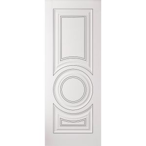 Slab Door Panel 30 x 96 inches | ROYAL 9855 White Enamel | Bathroom Bedroom Doors