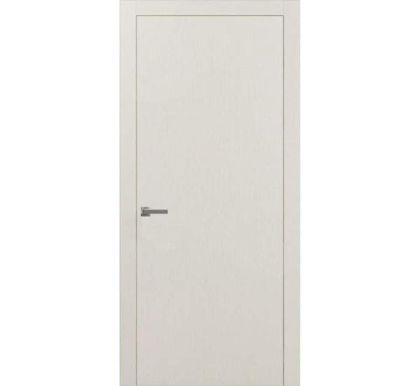 Modern Solid Interior Door with Handle | Planum 0010 Patina Antiqe 32" x 80" | Single Regural Panel Frame Trims | Bathroom Bedroom Sturdy Doors