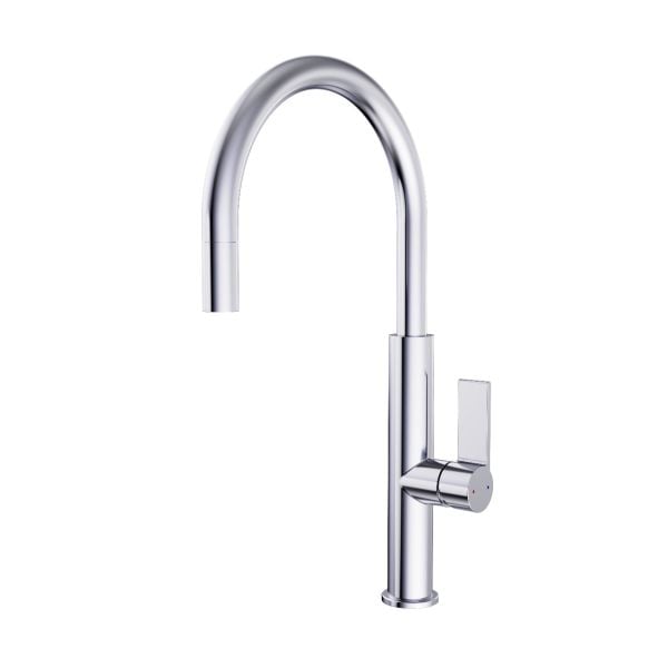 LUNA Kitchen Premium Quality Sink Faucet, Polished Chrome