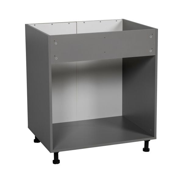 30" Sink Base Cabinets-High Double Door-Grey
