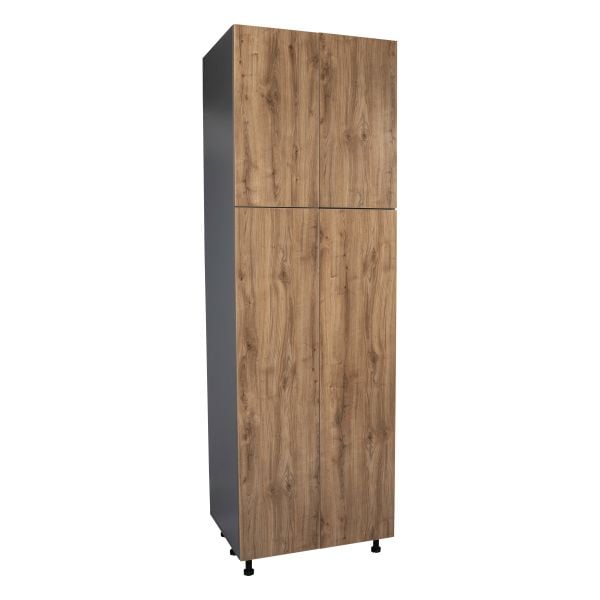 36" x 90" Utility Cabinet-Four Door-with Natural Teak door