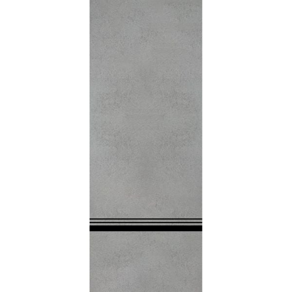Slab Barn Door Panel | Planum 0012 Concrete | Sturdy Finished Flush Modern Doors | Pocket Closet Sliding-18" x 80"