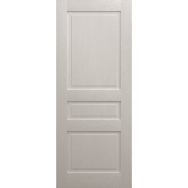 Slab Door Panel 18 x 80 inches | Ego 5012 Painted White Oak | Wood Veneer Doors | Pocket Closet Sliding Barn