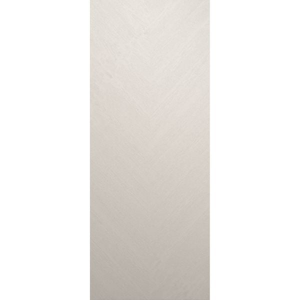 Slab Door Panel 18 x 80 inches | Ego 5005 Painted White Oak | Wood Veneer Doors | Pocket Closet Sliding Barn