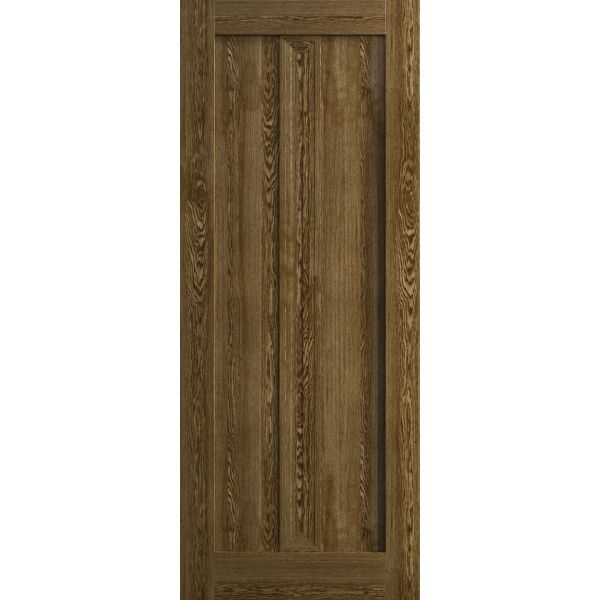 Slab Door Panel 28 x 80 inches | Ego 5006 Marble Oak | Wood Veneer Doors | Pocket Closet Sliding Barn