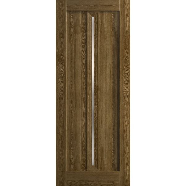 Slab Door Panel 18 x 80 inches | Ego 5014 Marble Oak | Wood Veneer Doors | Pocket Closet Sliding Barn