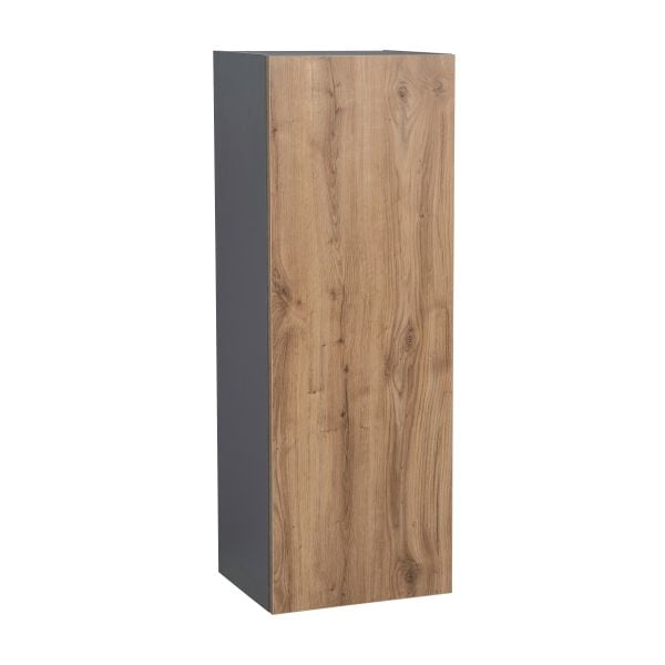 12" x 42" Wall Cabinet-Single Door-with Natural Teak door