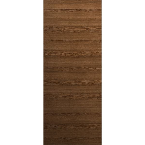 Slab Door Panel 18 x 80 inches | Ego 5000 Cognac Oak | Wood Veneer Doors | Pocket Closet Sliding Barn