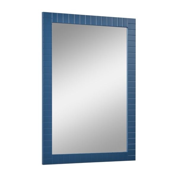 Mirror For Bath Vanity Trevi Collection Blue Matte - 28"