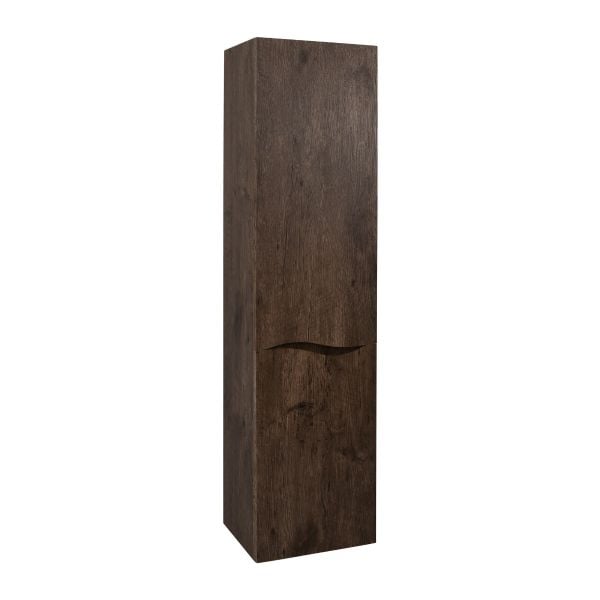 Side Vanity Cabinet Wave Collection Rosewood 16"