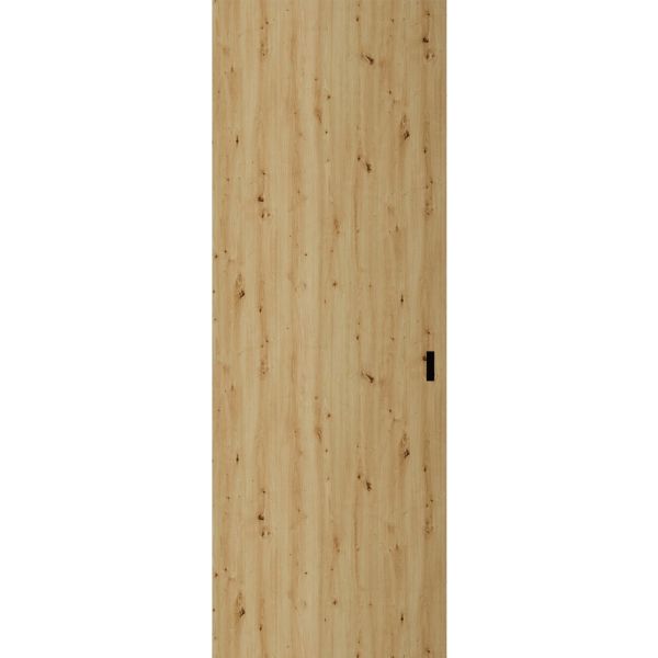 Hidden Barn | Basic 3001 Caramel Oak | Wood Veneer Doors | Magic Concealed Sliding Set | 42" x 96"
